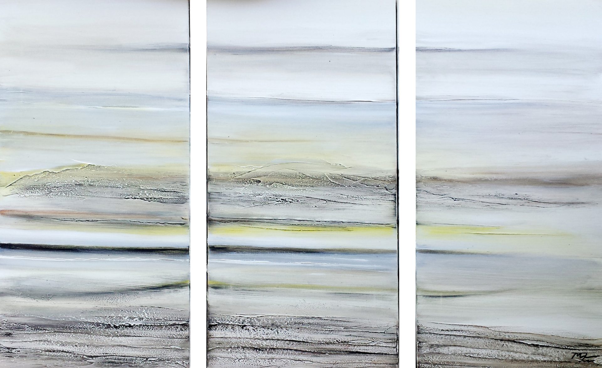 Souffle paisible ©Michel Romuald 75cm X 35cm X3
