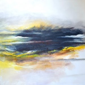 La force de la lumière ©Michel Romuald 100cm X 100cm